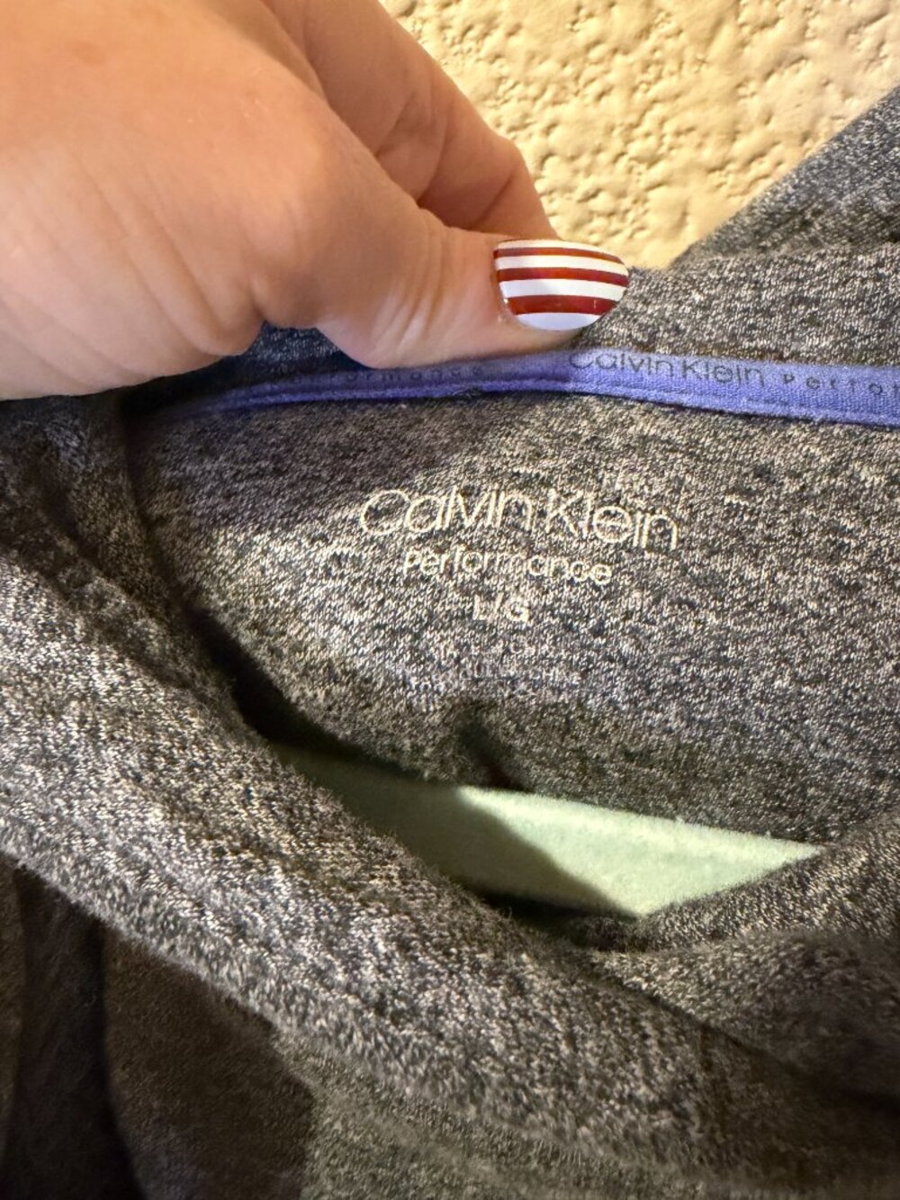 Calvin Klein Performance Gray Hoodie Women's Medium - Picture 3 of 5